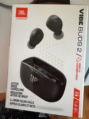 JBL VIBE BUDS 2 True Wireless Earbuds - Black